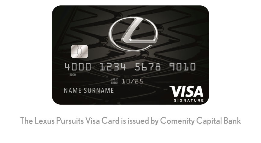 Lexus Pursuits Visa Card