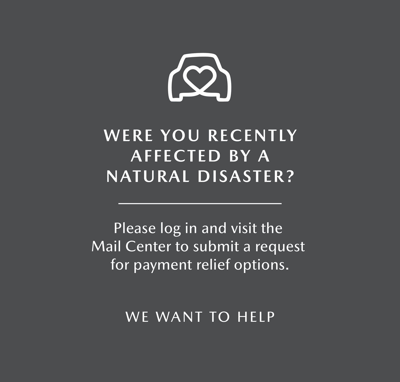 Disaster Support